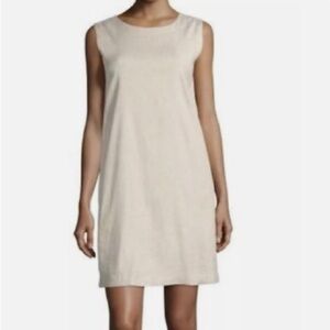 Theory Light Beige Linen Top